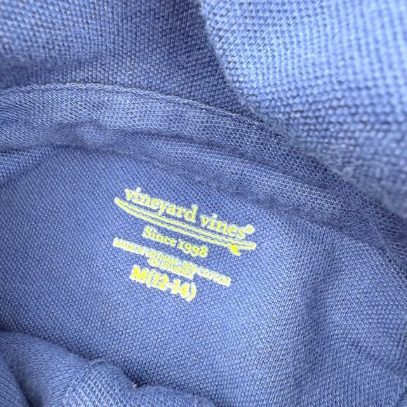 Vineyard Vines Blue Striped Polo Shirt - Picture 4 of 5